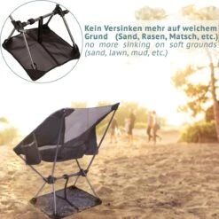Smartpeas Camping Stoel Van Stevig 600D Polyester En Aluminium - Lichtgewicht En Opvouwbaar - Camping Gadget Inclusief Zijzakken +Plus: Strandmat & Draagtas -Kampeer Verkoop 1200x1198 11