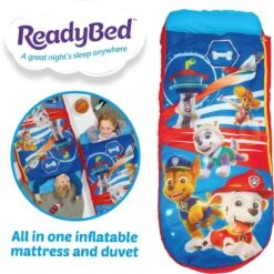 Paw Patrol Junior ReadyBed-2 In 1 Kids Sleeping Inflatable Air Bed In A Bag With A Pump, Polyester, Single -Kampeer Verkoop 1200x1199 4
