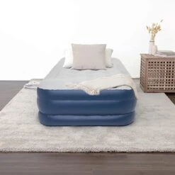 LifeGoods Luchtbed - 1 Persoons - Met Ingebouwde Pomp - Incl. Draagtas En Reparatiekit -Kampeer Verkoop 1200x1200 1010