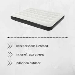 Orange85 Luchtbed - Tweepersoons - Met Reparatieset - Zwart - Grijs -Kampeer Verkoop 1200x1200 1017