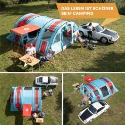 Skandika Gotland Tunneltent Voor 6 Personen, Grote Familietent In Racing-design, Ingenaaide Tentbodem, Waterdicht, 5000 Mm Waterkolom, Slaapcabine Met Scheidingswand, Muggennet (let Op, Komt Met Kleurfouten) -Kampeer Verkoop 1200x1200 103