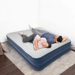 LifeGoods Luchtbed - 2 Persoons - Met Ingebouwde Pomp - Incl. Draagtas En Reparatiekit -Kampeer Verkoop 1200x1200 1044