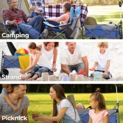 LifeGoods Bolderkar - Opvouwbaar - Tot 80KG - 94L - Wasbaar Polyester - 98x45cm - Blauw/Grijs -Kampeer Verkoop 1200x1200 1122