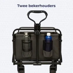 LifeGoods Bolderkar - Opvouwbaar - Draaibare Wielen - 2 Standen - 70KG Draagkracht - Grijs -Kampeer Verkoop 1200x1200 1145