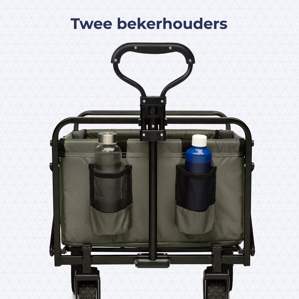 LifeGoods Bolderkar - Opvouwbaar - Draaibare Wielen - 2 Standen - 70KG Draagkracht - Groen 8 LifeGoods Bolderkar - Opvouwbaar - Draaibare Wielen - 2 Standen - 70KG Draagkracht - Groen - Image 8