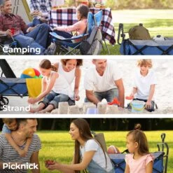 LifeGoods Bolderkar - Opvouwbaar - Tot 120KG - 103L - Extra Draagtas En Duwstang - Wasbaar Polyester - 98x45cm - Blauw/Grijs -Kampeer Verkoop 1200x1200 1163