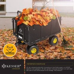 Exxen KESSER® Bolderkar, 550 Kg Belastbaar, Tuinwagen, Transportwagen, Tuinwagen, Uitneembaar Zeil, Gereedschapswagen, Handwagen, Veelzijdig Inzetbaar, Zwart 15 Exxen KESSER® Bolderkar, 550 Kg Belastbaar, Tuinwagen, Transportwagen, Tuinwagen, Uitneembaar Zeil, Gereedschapswagen, Handwagen, Veelzijdig Inzetbaar, Zwart -Kampeer Verkoop 1200x1200 1217