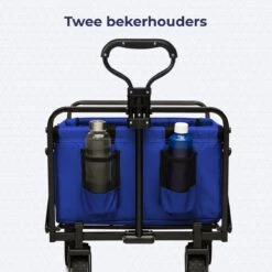 LifeGoods Bolderkar - Opvouwbaar - Draaibare Wielen - 2 Standen - 70KG Draagkracht - Blauw -Kampeer Verkoop 1200x1200 1223