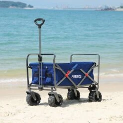 AREBOS Handkar | Transportwagen | Apparatuurwagen | Opvouwbaar | Blauw -Kampeer Verkoop 1200x1200 1231