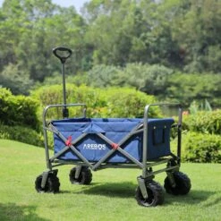 AREBOS Handkar | Transportwagen | Apparatuurwagen | Opvouwbaar | Blauw -Kampeer Verkoop 1200x1200 1232