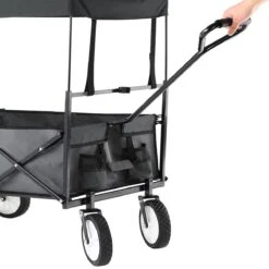 Monzana Bolderkar Opvouwbaar - 100 Liter - Met Afneembaar Dak Grijs -Kampeer Verkoop 1200x1200 1299