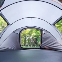 Fly Lab Luxe Pop Up Tent - Kampeer Tent - Grijs/Oranje - 4 Persoons -Kampeer Verkoop 1200x1200 140