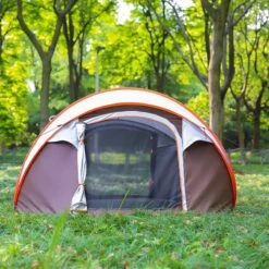 Fly Lab Luxe Pop Up Tent - Kampeer Tent - Grijs/Oranje - 4 Persoons -Kampeer Verkoop 1200x1200 141