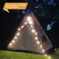 Skandika Tipi Kotona Air Opblaasbare Tent – Opblaasbare Tenten - 4 Persoons Tipi Tent – Tenten - Campingtent – Ingenaaide Tentvloer – Muggengaas – 260 Cm Stahoogte – 490 X 370 X 260 (L X B X H) – Outdoor, Camping, Tuin – Luchttent - Kamperen - Beige -Kampeer Verkoop 1200x1200 152