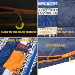 Dutch Mountains Slaapzak Goeree XL - Extra Groot 220x90cm - Katoenen Binnenkant - Aanritsbaar - Tochtstrip En Compressiehoes 10 Dutch Mountains Slaapzak Goeree XL - Extra Groot 220x90cm - Katoenen Binnenkant - Aanritsbaar - Tochtstrip En Compressiehoes -Kampeer Verkoop 1200x1200 274