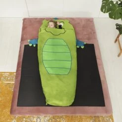 Dutch Mountains Kinderslaapzak Nijlpaard - 170 X 70cm Polyester - Zacht Lichtgewicht – Opberghoes -Kampeer Verkoop 1200x1200 297