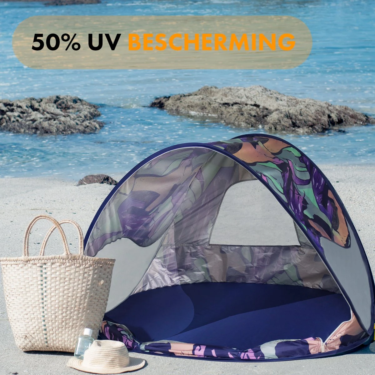 Deryan Luxe Pop Up Strandtent - Anti-UV 50+ - Story 5 Deryan Luxe Pop Up Strandtent - Anti-UV 50+ - Story - Image 5