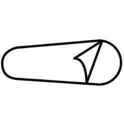 Travelsafe Cotton Inlet Mummy Slaapzak - Wit -Kampeer Verkoop 1200x1200 327