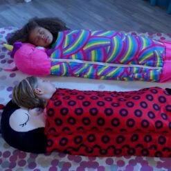 Mediashop Happy Nappers Kinderslaapzak - 2-in-1 Zachte Knuffel En Zomerslaapzak - Roze Eenhoorn Motief Voor Kinderen Van 3 Tot 6 Jaar -Kampeer Verkoop 1200x1200 346