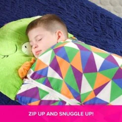 Draak Slaapzak -160 Cms | Kinderslaapzak | Slaapzak Junior | Nappers | Children Sleeping Bag | Kinderen Slaapzak | Super Soft 2 In 1 Fun Pillow &Sleepy For Boys | Draak Slaapzak | Zachte Slaapzak | Knuffel Slaapzak | 2 In 1 Slaapzak | Kinderen -Kampeer Verkoop 1200x1200 352