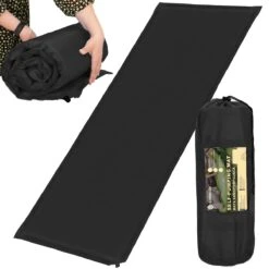 Springos Slaapmat | Zelfopblazend | 180 Cm | Inclusief Hoes | Zwart -Kampeer Verkoop 1200x1200 423