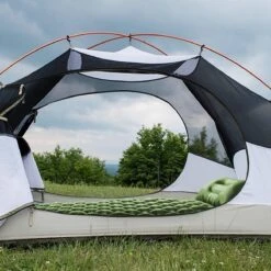 TRVLMORE Slaapmat - Zelfopblazend - 1 Persoons - Ingebouwde Pomp En Kussen - Groen -Kampeer Verkoop 1200x1200 433