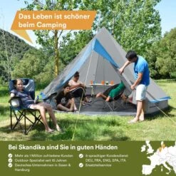 Skandika Tipii II Tent – Tipi-tenten – Teepee – 8 Persoons Campingtent – Muggengaas – 250 Cm Stahoogte – Uitneembare Tentvloer – 3000 Mm Waterkolom – Indische Tent, Partytent, Festivaltent – Outdoor, Camping, Tuin – Kamperen – Grijs/turquoise 10 Skandika Tipii II Tent – Tipi-tenten – Teepee – 8 Persoons Campingtent – Muggengaas – 250 Cm Stahoogte – Uitneembare Tentvloer – 3000 Mm Waterkolom – Indische Tent, Partytent, Festivaltent – Outdoor, Camping, Tuin – Kamperen – Grijs/turquoise -Kampeer Verkoop 1200x1200 44