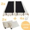 Earthle Volledige Earthing Tweepersoons Aardingsset - 2x Slaapmat + 2x Kussensloop - Aardingsmat - Aarden - Earthing Mat - Aarding - Grounding Mat - Kussensloop - Aardingskussensloop - Combo Deal -Kampeer Verkoop 1200x1200 457