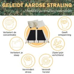 Earthle Volledige Earthing Tweepersoons Aardingsset - 2x Slaapmat + 2x Kussensloop - Aardingsmat - Aarden - Earthing Mat - Aarding - Grounding Mat - Kussensloop - Aardingskussensloop - Combo Deal -Kampeer Verkoop 1200x1200 461