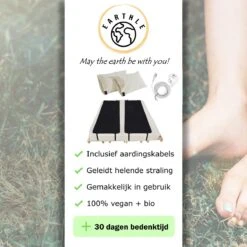 Earthle Volledige Earthing Tweepersoons Aardingsset - 2x Slaapmat + 2x Kussensloop - Aardingsmat - Aarden - Earthing Mat - Aarding - Grounding Mat - Kussensloop - Aardingskussensloop - Combo Deal -Kampeer Verkoop 1200x1200 464