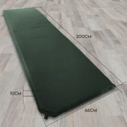 HikeMeister- Slaapmat - 200x 66 X 10 Cm - Zelfopblazend - 1 Persoons - Groen -Kampeer Verkoop 1200x1200 475