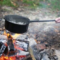 3BMT Popcorn Pan Voor Kampvuur - Met Popcorn Mais - Ook Voor BBQ -Kampeer Verkoop 1200x1200 497