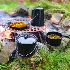ESSCHERT DESIGN Pannenset Kampvuur - 4 Delig - Outdoor - Metaal -Kampeer Verkoop 1200x1200 525