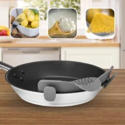 SensaHome- Siliconen Vergiet - Keuken Afgietdeksel - Afgiethulp - Siliconen - BPA Vrij - Grijs -Kampeer Verkoop 1200x1200 559