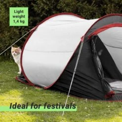 JEMIDI Tweepersoons Pop-up Tent - Opgooitent, Werptent Voor 2 Personen - Ideaal Als Festivaltent Of Kampeertent - Verschillende Kleuren -Kampeer Verkoop 1200x1200 62