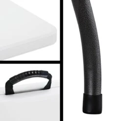 Casaria Tuintafel Opvouwbaar – Met Draaggreep 220x70 Cm – Wit -Kampeer Verkoop 1200x1200 628