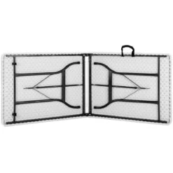 Casaria Tuintafel Opvouwbaar – Met Draaggreep 220x70 Cm – Wit -Kampeer Verkoop 1200x1200 630