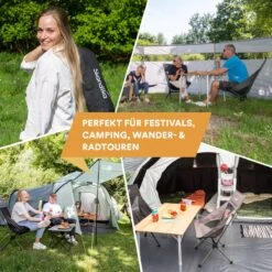 Skandika Campingstoel Compact – Campingstoelen - Campingstoel Tot 150 Kg Belastbaar - Kampeerstoel, Visstoel, Kleine Pakmaat, Opvouwbaar, Stabiel, Licht, Comfortabel Gepolsterd – Draagtas Meegeleverd - Vouwstoel – Zwart -Kampeer Verkoop 1200x1200 646