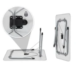 TecTake - Campingtafel - Inklapbaar, Afmetingen 80 X 60 X 68 Cm - 402173 -Kampeer Verkoop 1200x1200 704