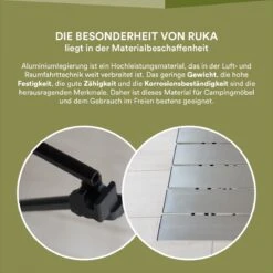 Skandika Ruka S Kleine Campingtafel – Campingtafels - Aluminium Campingtafel, Opvouwbaar, Zeer Licht, Eenvoudig Te Monteren, Stabiele Standaard - Opvouwtafel Voor Kamperen, Tenten Wandelen, Reizen, Thuis, Tuin – Tot Max. 20 Kg. - Grijs -Kampeer Verkoop 1200x1200 718