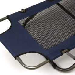 Ligstoel 155x60cm - Opvouwbaar Campingstoel Ligbed Strandstoel Tuinstoel Vouwligstoel Blauw -Kampeer Verkoop 1200x1200 757