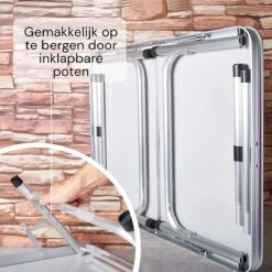 Liivo Aluminium Inklapbare Tafel - Campeertafel 75x55x60cm -Kampeer Verkoop 1200x1200 838