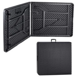 Casaria Tuintafel Opvouwbaar – Met Draaggreep 180x75 Cm – Zwart -Kampeer Verkoop 1200x1200 873