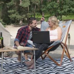 Bo-Camp - Urban Outdoor - Relaxstoel - Bloomsbury - L - Oxford Polyester - Grijs -Kampeer Verkoop 1200x1200 904