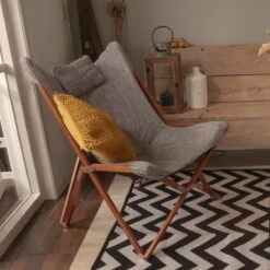 Bo-Camp - Urban Outdoor - Relaxstoel - Bloomsbury - L - Oxford Polyester - Grijs -Kampeer Verkoop 1200x1200 905