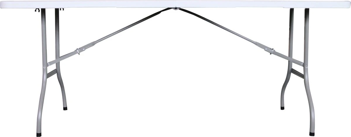 ERRO Campingtafel - Vouwtafel - 180x74x72 Cm - Wit - Voor 8 Personen 2 ERRO Campingtafel - Vouwtafel - 180x74x72 Cm - Wit - Voor 8 Personen - Image 2