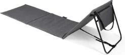 Set Van 2 Strandmatten Met Verstelbare Rugleuning - Gevuld Met Comfortschuim, Ultralicht En Opvouwbaar Om Ruimte Te Besparen – Grijs -Kampeer Verkoop 1200x532