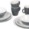 Bo-Camp Servies - Campingbord - 100% Melamine - 16-delig - Grijs -Kampeer Verkoop 1200x560 1
