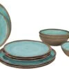 Bo-Camp Servies Halo - 12 Delig Melamine - Aqua 4 Bo-Camp Servies Halo - 12 Delig Melamine - Aqua -Kampeer Verkoop 1200x643 1