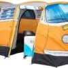 Merkloos Volkswagen Bus Tent - Oranje - 4 Persoons -Kampeer Verkoop 1200x651